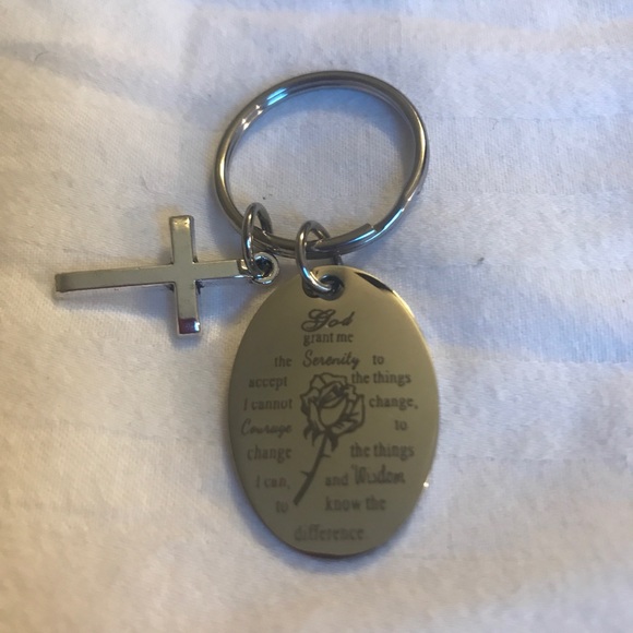 NWT Serenity Prayer Keychain - Picture 3 of 4